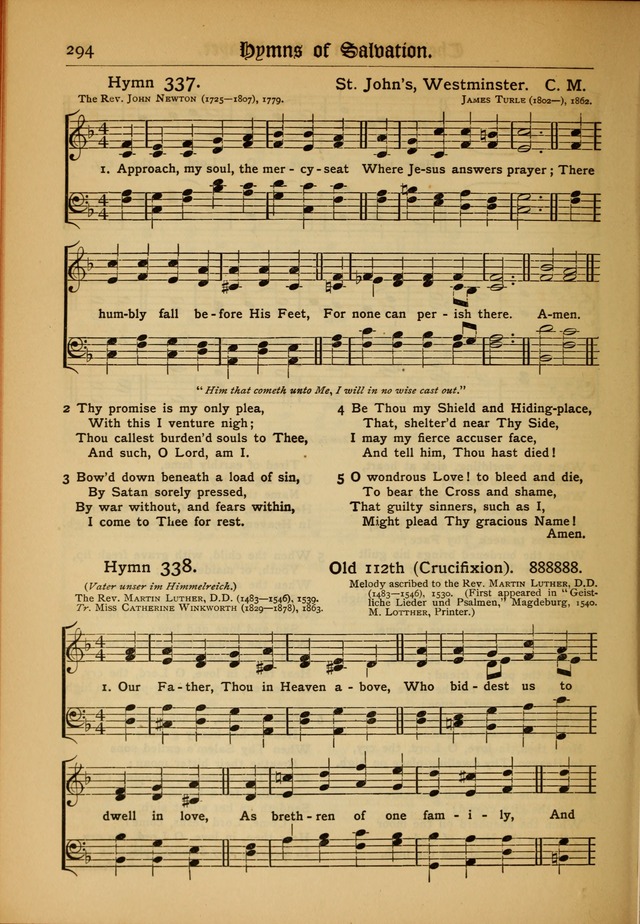 The Evangelical Hymnal with Tunes page 298