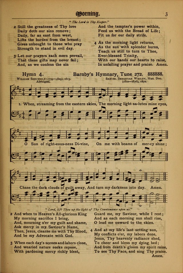 The Evangelical Hymnal with Tunes page 3