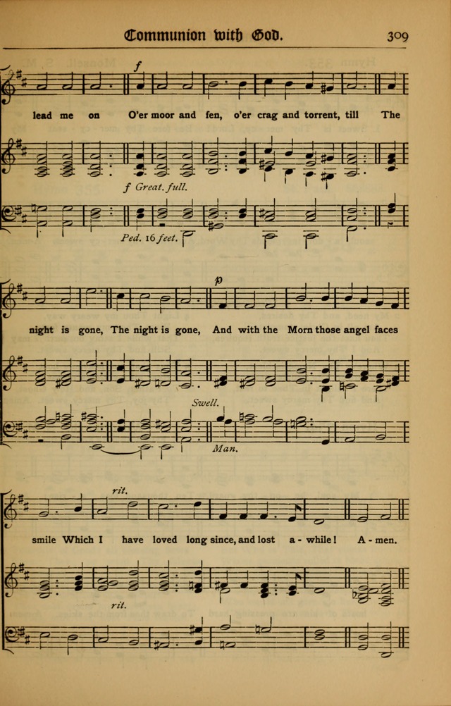 The Evangelical Hymnal with Tunes page 313