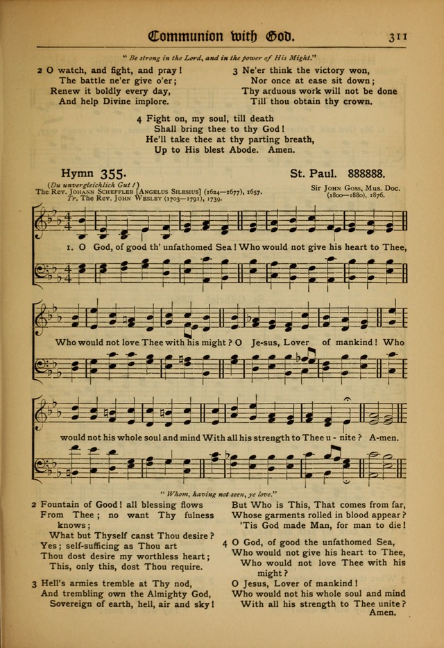 The Evangelical Hymnal with Tunes page 315