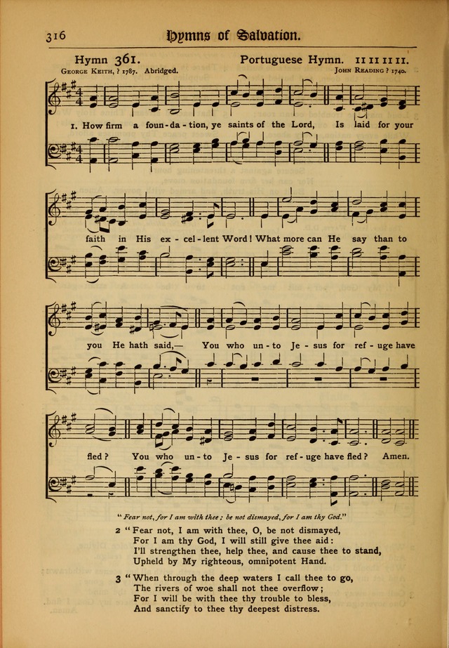 The Evangelical Hymnal with Tunes page 320