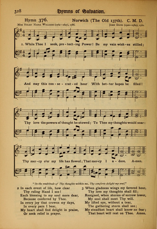 The Evangelical Hymnal with Tunes page 332