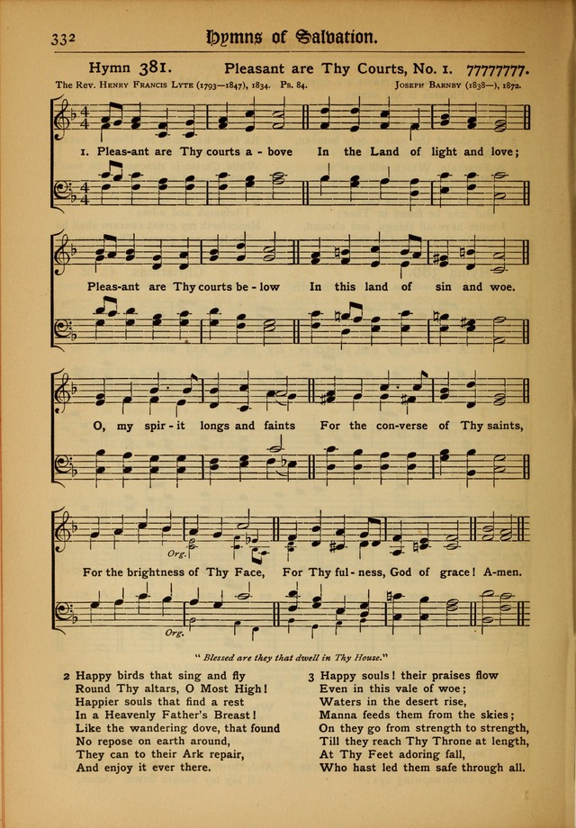 The Evangelical Hymnal with Tunes page 336