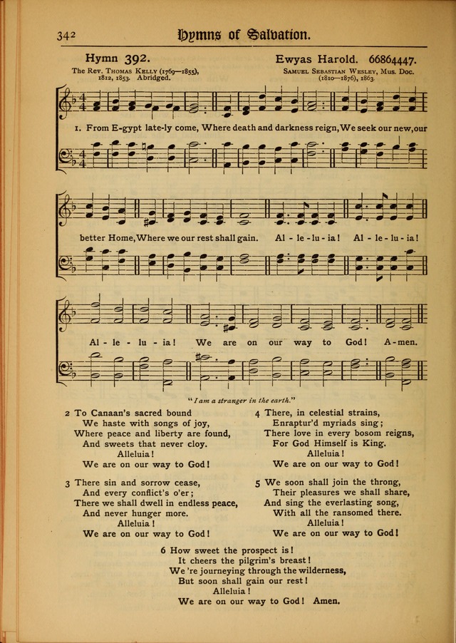 The Evangelical Hymnal with Tunes page 346