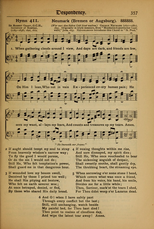 The Evangelical Hymnal with Tunes page 361