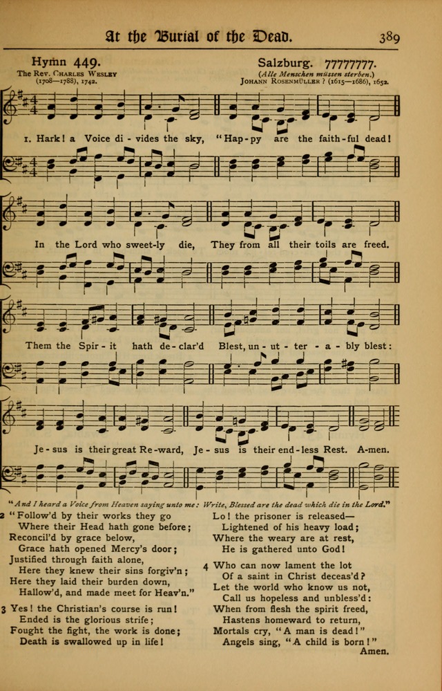 The Evangelical Hymnal with Tunes page 393