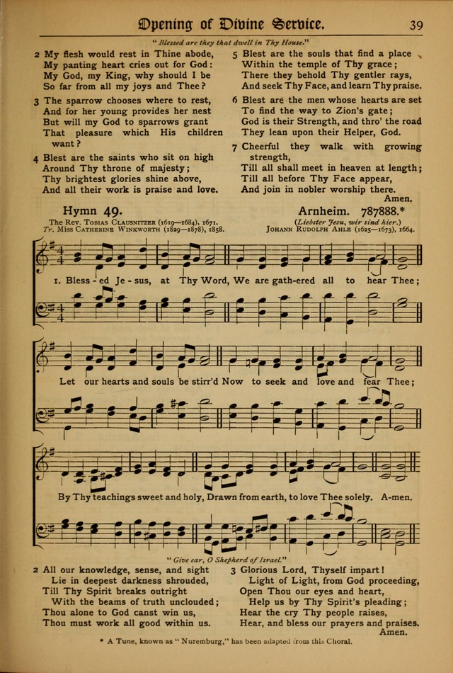 The Evangelical Hymnal with Tunes page 41