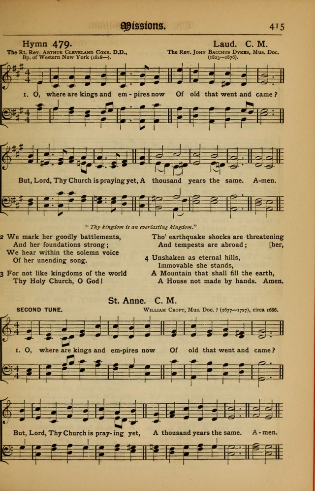 The Evangelical Hymnal with Tunes page 419