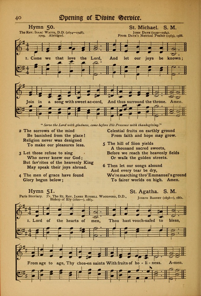 The Evangelical Hymnal with Tunes page 42