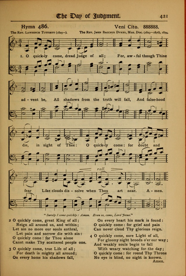 The Evangelical Hymnal with Tunes page 425