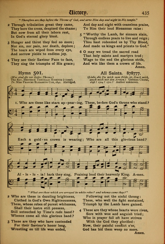 The Evangelical Hymnal with Tunes page 439