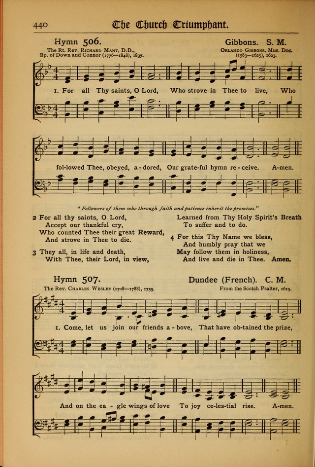 The Evangelical Hymnal with Tunes page 444