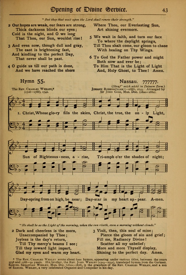 The Evangelical Hymnal with Tunes page 45