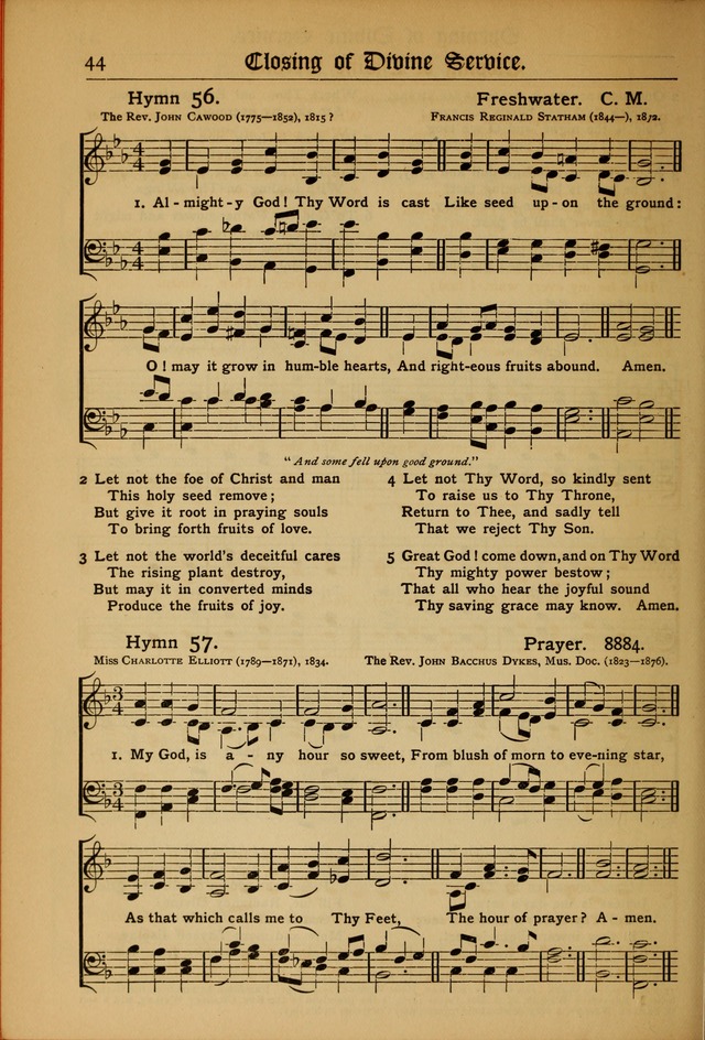 The Evangelical Hymnal with Tunes page 46