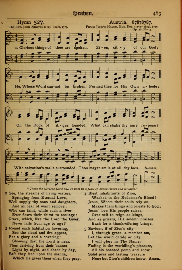 The Evangelical Hymnal with Tunes page 467