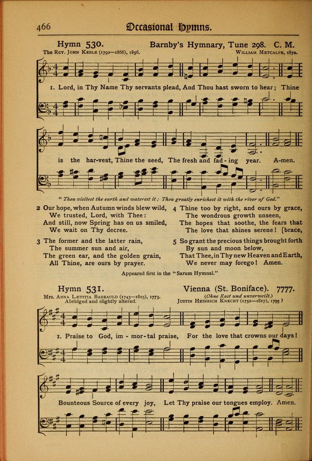 The Evangelical Hymnal with Tunes page 470