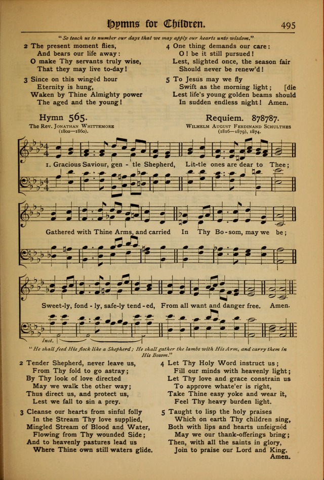 The Evangelical Hymnal with Tunes page 499