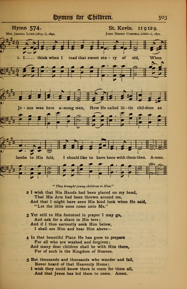 The Evangelical Hymnal with Tunes page 507