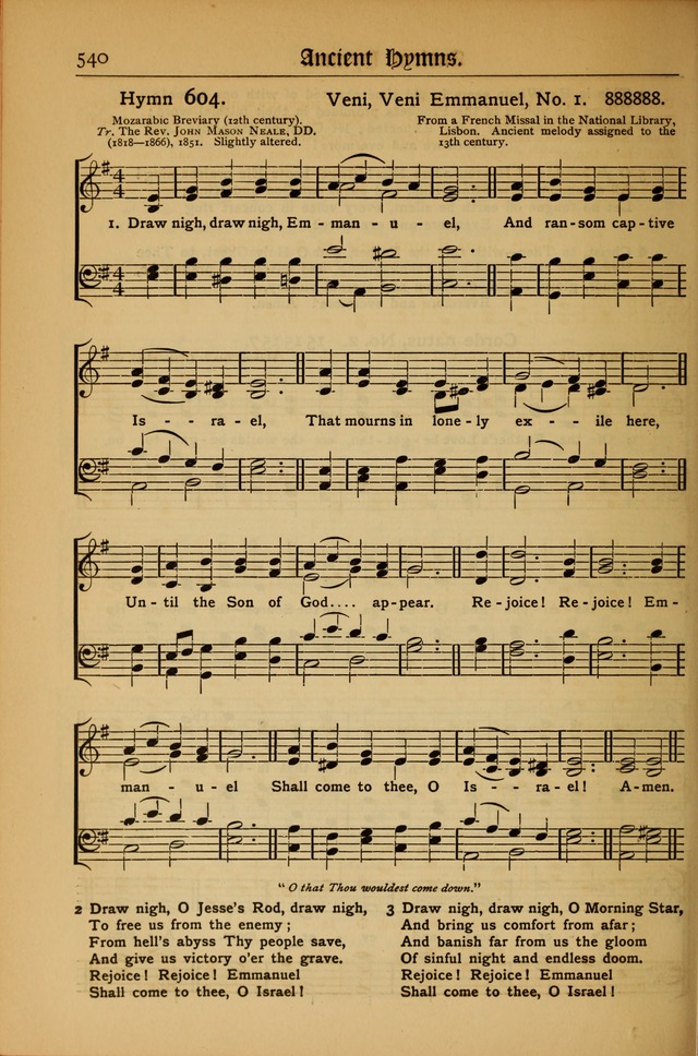 The Evangelical Hymnal with Tunes page 544