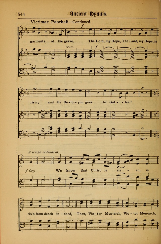 The Evangelical Hymnal with Tunes page 548