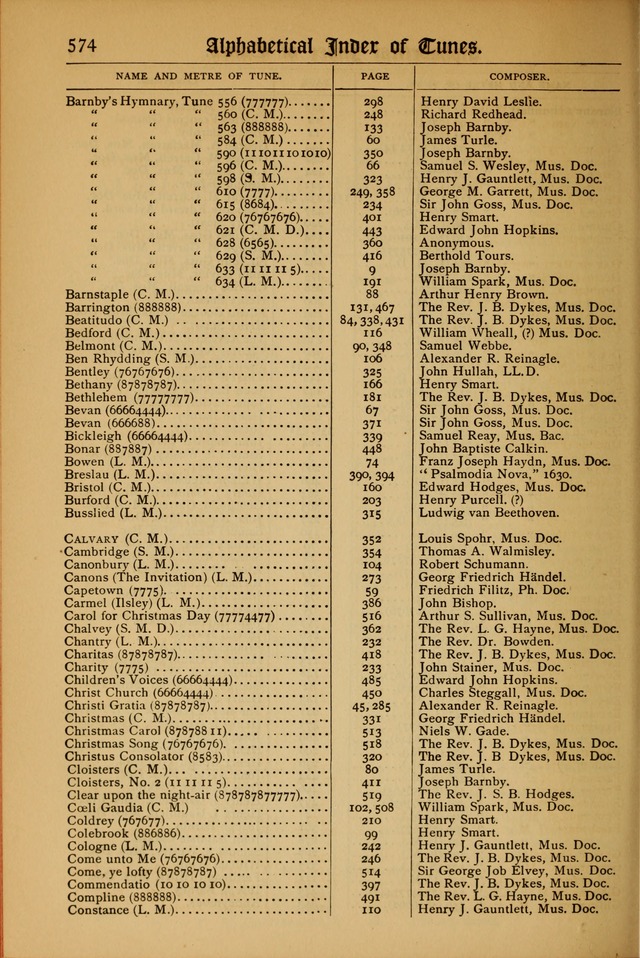 The Evangelical Hymnal with Tunes page 578