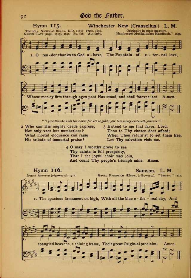 The Evangelical Hymnal with Tunes page 94