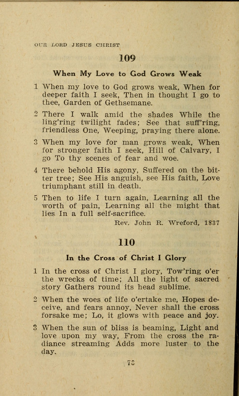 The Evangelical Hymnal. Text edition page 78