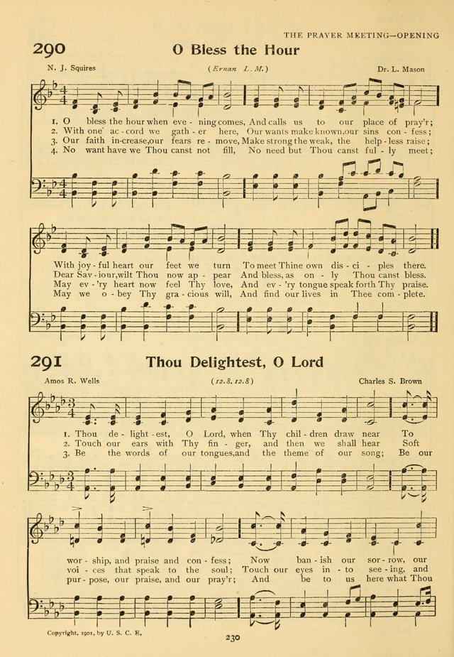 The Endeavor Hymnal: for Young People