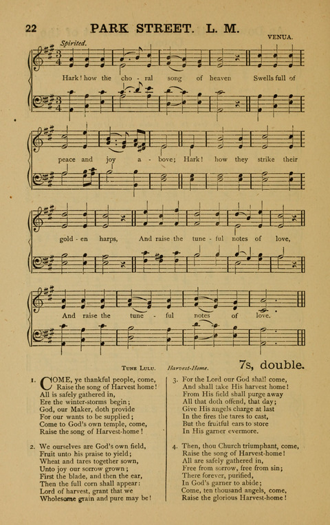 The Everlasting Joy: adapted to the use of public and private worship, Sabbath schools, prayer meetings; also, anniversary occasions, etc. etc. page 22