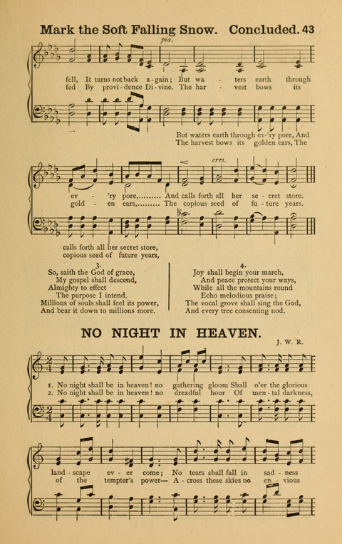 The Everlasting Joy: adapted to the use of public and private worship, Sabbath schools, prayer meetings; also, anniversary occasions, etc. etc. page 43