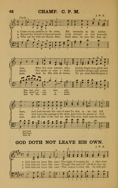 The Everlasting Joy: adapted to the use of public and private worship, Sabbath schools, prayer meetings; also, anniversary occasions, etc. etc. page 48