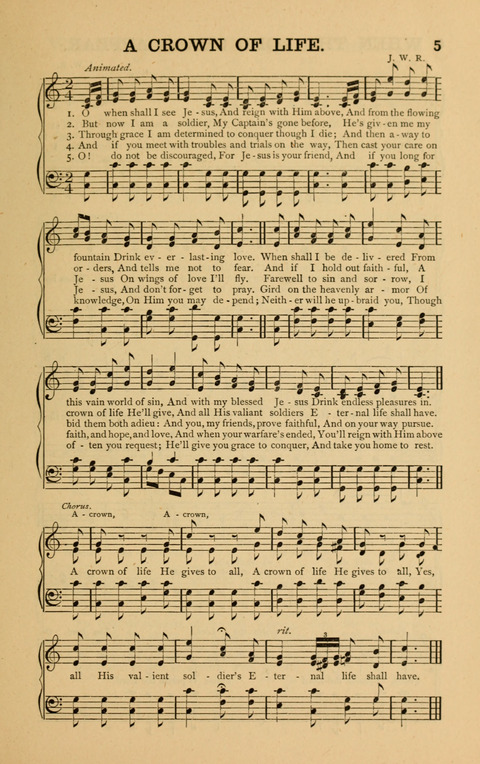 The Everlasting Joy: adapted to the use of public and private worship, Sabbath schools, prayer meetings; also, anniversary occasions, etc. etc. page 5