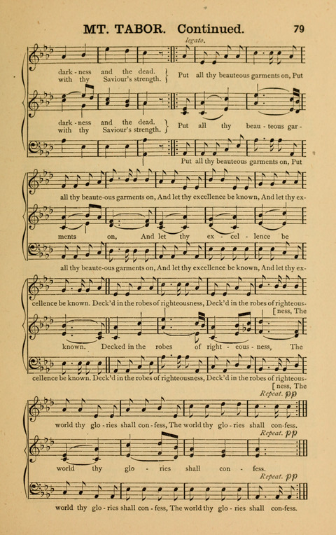 The Everlasting Joy: adapted to the use of public and private worship, Sabbath schools, prayer meetings; also, anniversary occasions, etc. etc. page 79