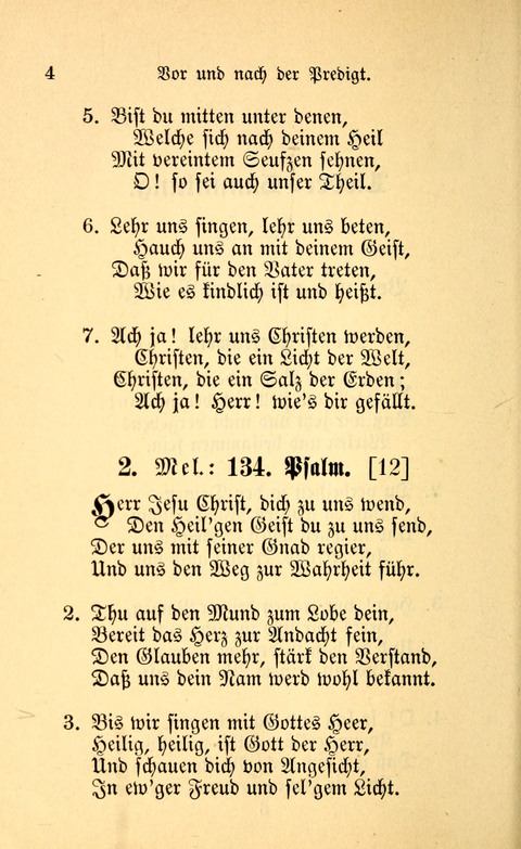 Eine Kleine Lieder-Sammlung: zum Allgemeinen Gebrauch des Wahren Gottes- dienstes, für die Gemeinde Gottes page 4