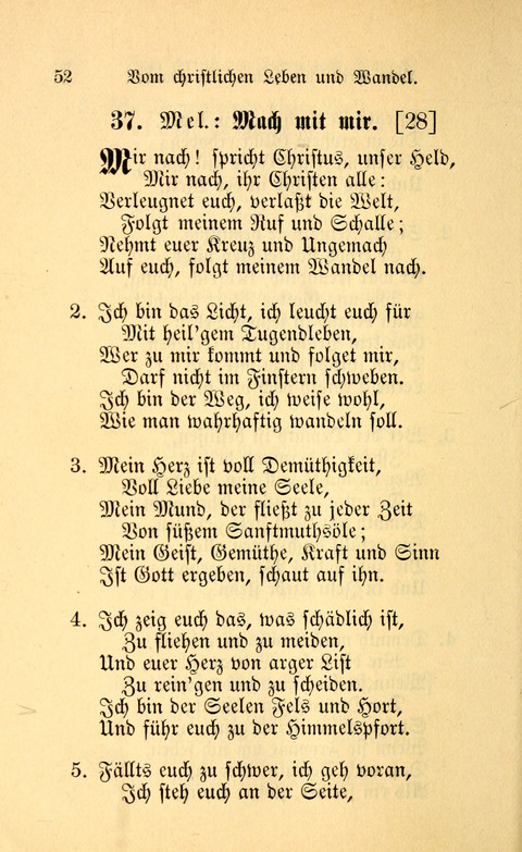 Eine Kleine Lieder-Sammlung: zum Allgemeinen Gebrauch des Wahren Gottes- dienstes, für die Gemeinde Gottes page 52