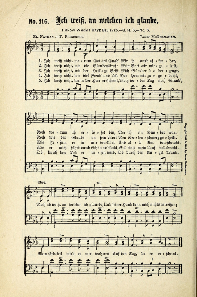 Evangeliums-Lieder 1 und 2 (Gospel Hymns) page 116