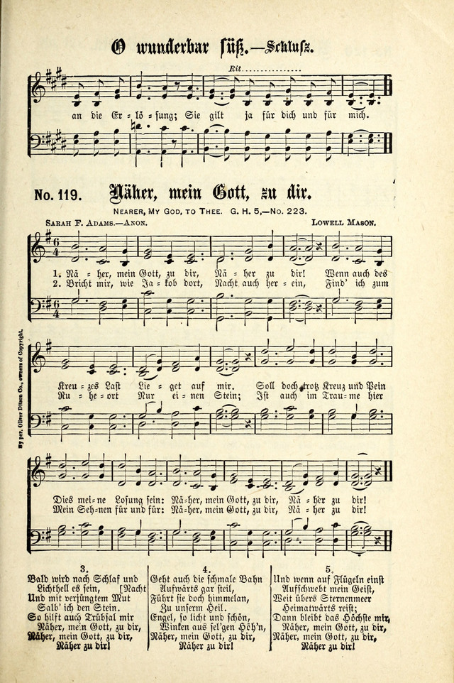 Evangeliums-Lieder 1 und 2 (Gospel Hymns) page 119