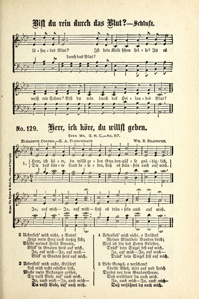 Evangeliums-Lieder 1 und 2 (Gospel Hymns) page 129