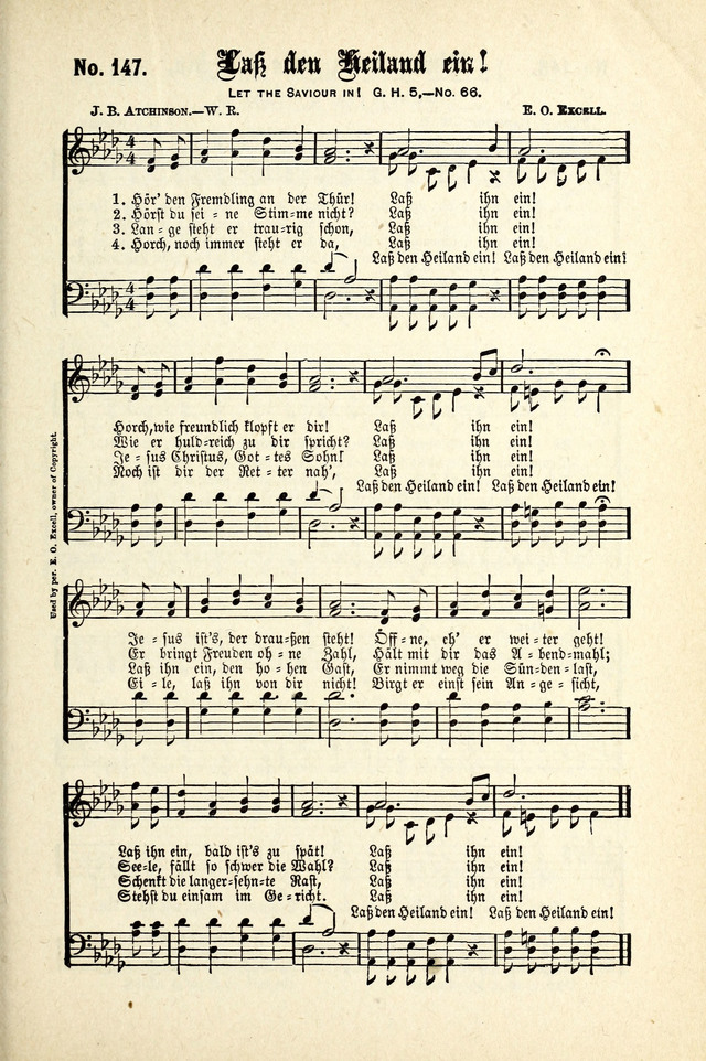 Evangeliums-Lieder 1 und 2 (Gospel Hymns) page 147