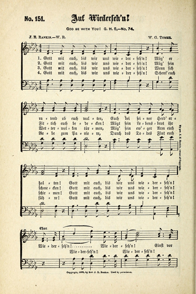 Evangeliums-Lieder 1 und 2 (Gospel Hymns) page 152