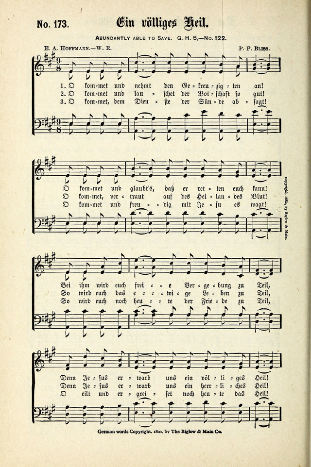 Evangeliums-Lieder 1 und 2 (Gospel Hymns) page 174