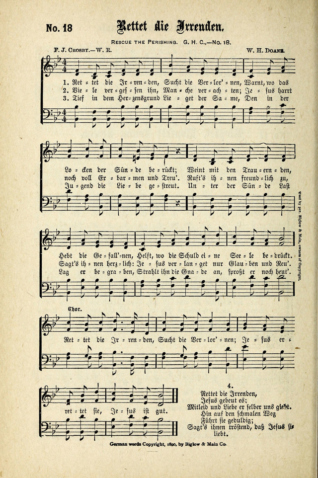 Evangeliums-Lieder 1 und 2 (Gospel Hymns) page 18