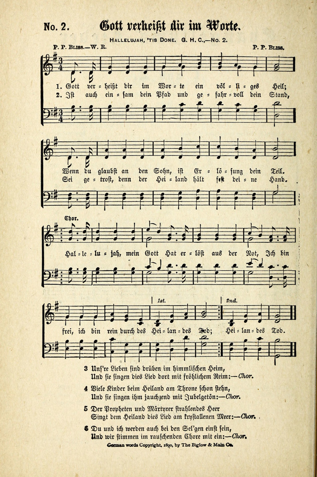 Evangeliums-Lieder 1 und 2 (Gospel Hymns) page 2