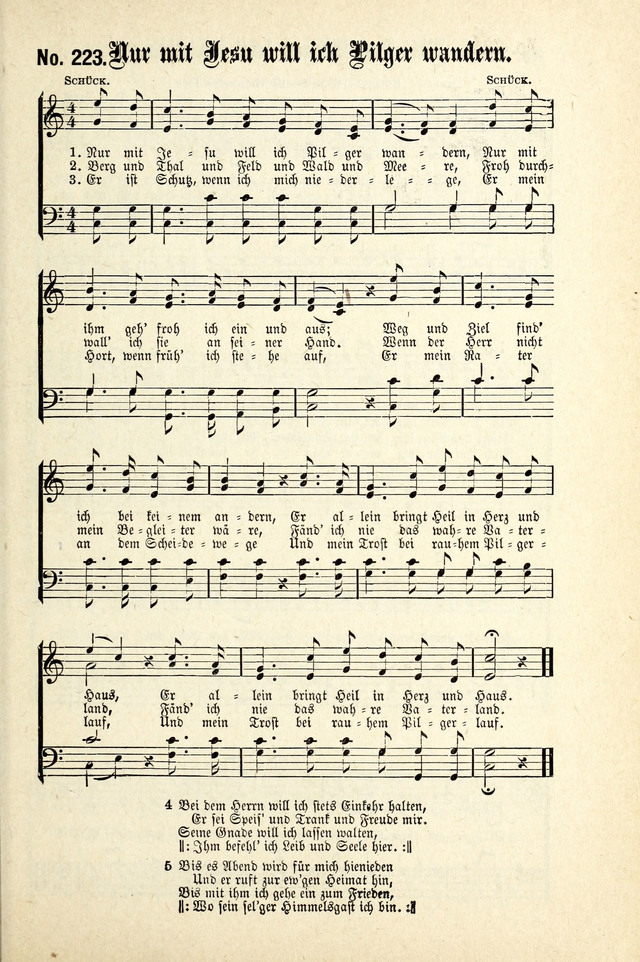 Evangeliums-Lieder 1 und 2 (Gospel Hymns) page 223