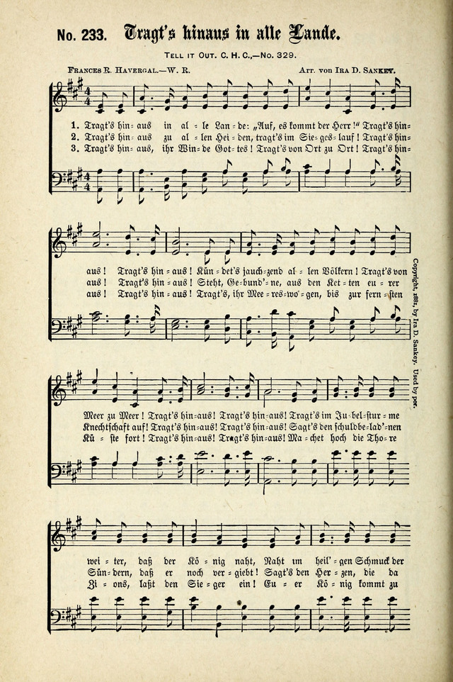 Evangeliums-Lieder 1 und 2 (Gospel Hymns) page 234