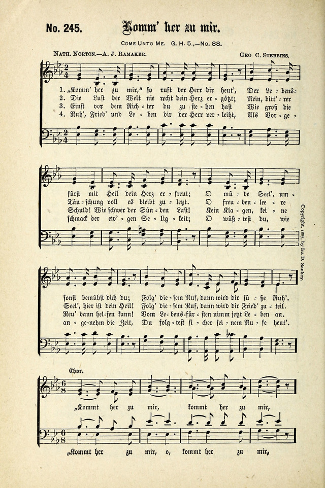 Evangeliums-Lieder 1 und 2 (Gospel Hymns) page 246