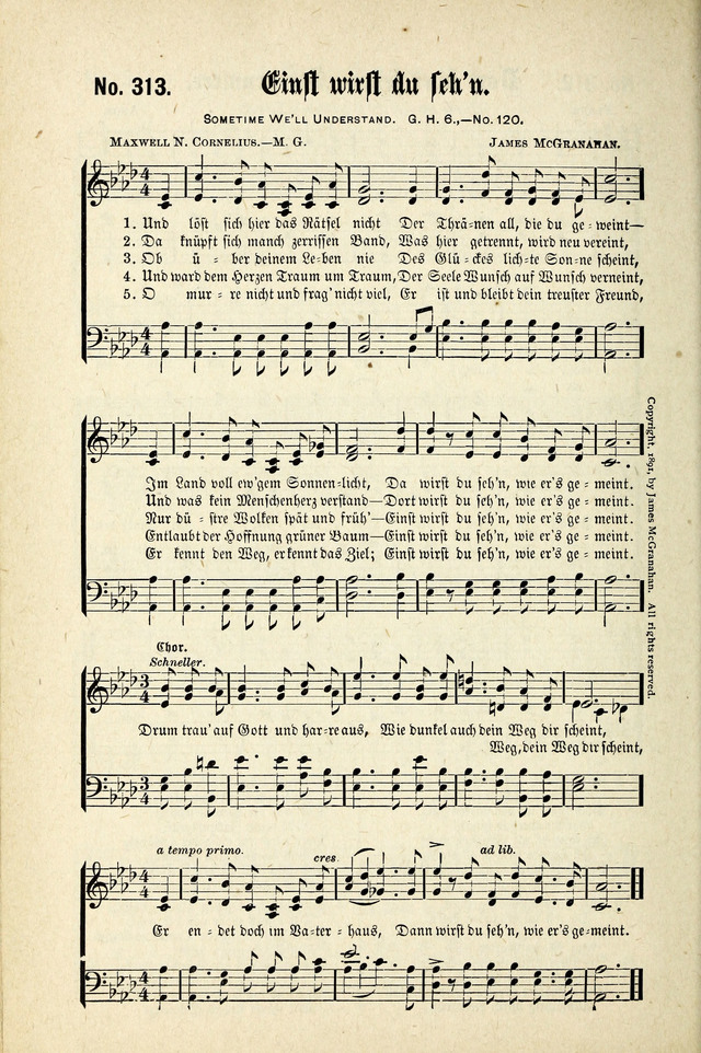 Evangeliums-Lieder 1 und 2 (Gospel Hymns) page 314