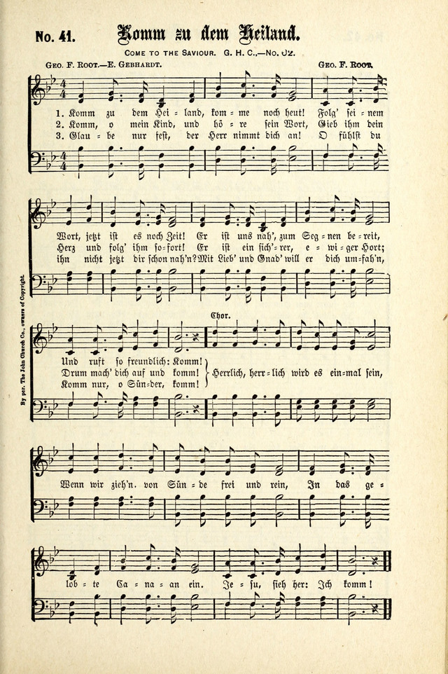 Evangeliums-Lieder 1 und 2 (Gospel Hymns) page 39