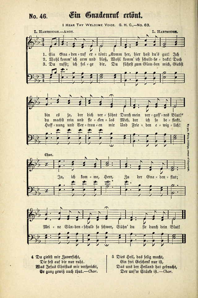 Evangeliums-Lieder 1 und 2 (Gospel Hymns) page 44