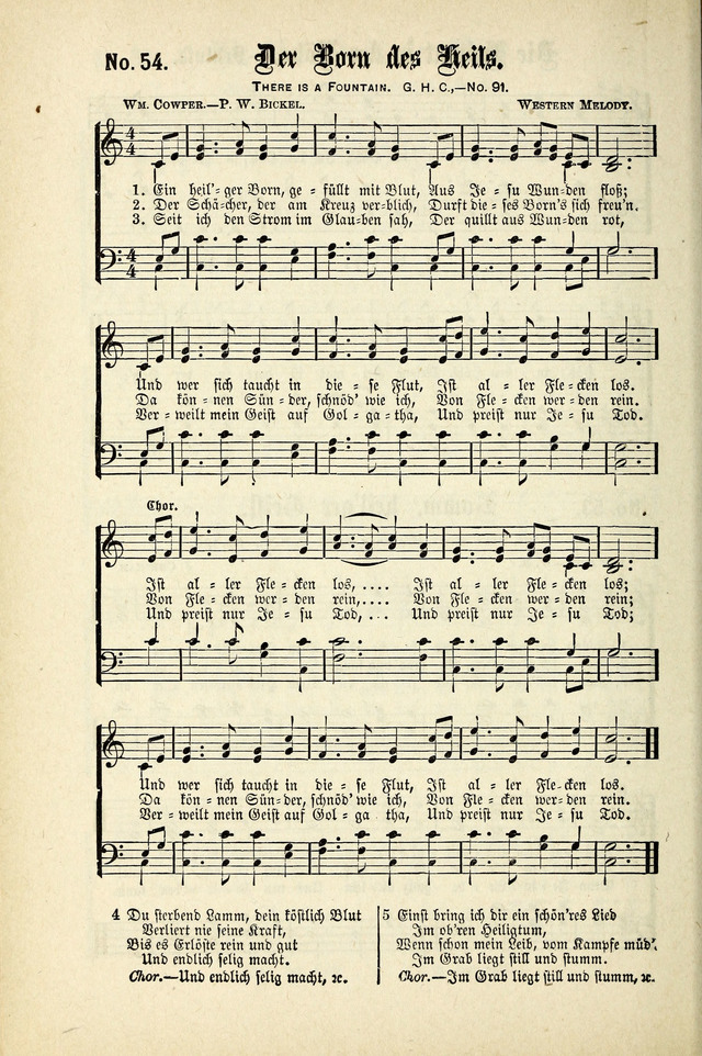 Evangeliums-Lieder 1 und 2 (Gospel Hymns) page 52